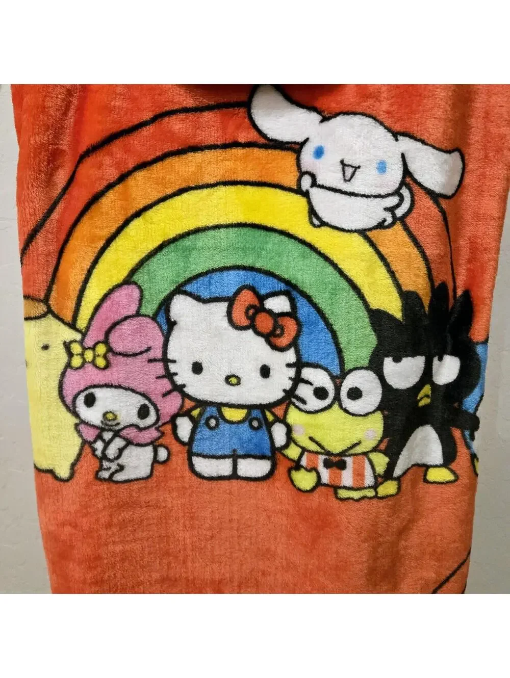 Sanrio Hello Kitty and Friends Red 50”x70” SILK TOUCH THROW Blanket NWT